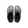 Classic Glitter Lined Clog “Siyah Gümüş”