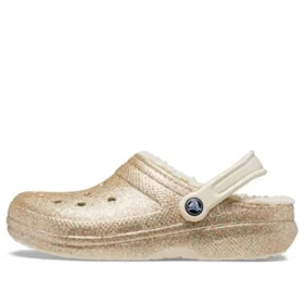 Classic Glitter Lined Clogs “Altın”