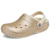 Classic Glitter Lined Clogs “Altın”