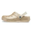 Classic Glitter Lined Clogs “Altın Beyaz”