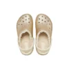 Classic Glitter Lined Clogs “Altın Beyaz”