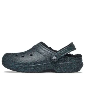 Classic Glitter Siyah Astarlı Clogs “Starry Skies”