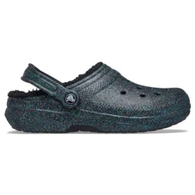 Classic Glitter Siyah Astarlı Clogs “Starry Skies”
