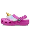 Classic I AM Unicorn Clog “Fuşya Altın”