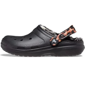 Classic Lined Animal Remix Clog “Siyah & Çok Renkli”
