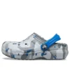 Classic Lined Clog “Gri Beyaz Mavi”