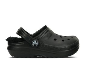 Classic Lined Clog Çocuk ‘Siyah’