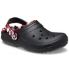 Classic Lined Clog “Siyah & Kırmızı”