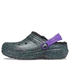 Classic Lined Clog “Siyah Mor Işıltılı”