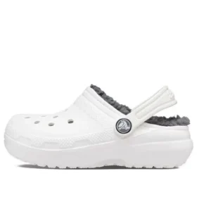 Classic Lined Clogs “Beyaz Gri”