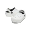 Classic Lined Clogs “Beyaz Gri”