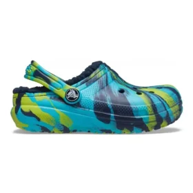 Classic Lined Marbled Clog “Mavi Tie-Dye”
