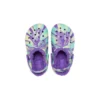 Classic Lined Marbled Clog “Neon Mor Çok Renkli”