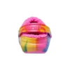 Classic Lined Tie-Dye Grafik Sabolar “Mavi Pembe”