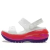 Classic Mega Crush Sandal “Beyaz Kırmızı Mor”