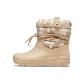 Classic Neo Puff Luxe Botlar “Bej Beyaz”