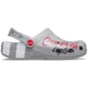 Coca-Cola x Crocs Crossover Light X Açık Hava Düz Ayakkabı Günlük Spor Unisex Gri Sandaletler