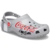 Coca-Cola x Crocs Crossover Light X Açık Hava Düz Ayakkabı Günlük Spor Unisex Gri Sandaletler