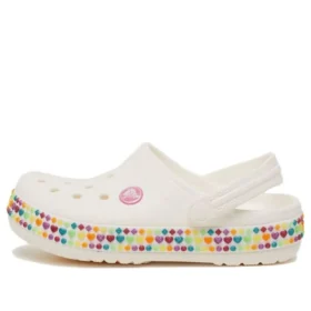 Crocband Gem Band Sabolar “Beyaz Çok Renkli”