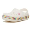 Crocband Gem Band Sabolar “Beyaz Çok Renkli”