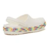 Crocband Gem Band Sabolar “Beyaz Çok Renkli”
