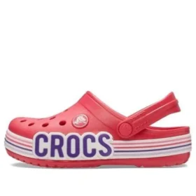 Crocband Logo Şeritli Sabolar “Kırmızı Beyaz”