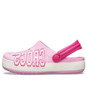 Crocband Logo Sabolar “Pink White”
