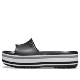 Crocband Platform Terlikleri “Siyah Gri Beyaz”