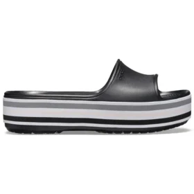 Crocband Platform Terlikleri “Siyah Gri Beyaz”