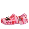 Crocs x A Bathing Ape Sabolar “Carnation”