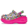 Crocs x Lisa Frank Mega Crush Clog “Pembe Çok Renkli”