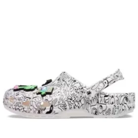 Crocs x Steven Harrington Classic Clog “Quickstrike – Beyaz Siyah”