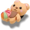 Cutie Plaj Ayısı Jibbitz Süsleri