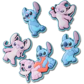 Disney Stitch & Angel 5’li Paket Jibbitz Ayakkabı Süsleri