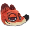 Disney Zootopia 2 Nick Wilde Peluş Ayakkabı Süsü