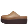 Dylan Platform Clog “Sepya”
