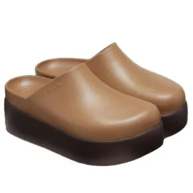Dylan Platform Clog “Sepya”