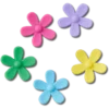 Flower Power 5’li Paket Jibbitz™ Süsleri