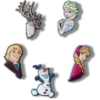 Frozen 5’li Jibbitz Süsleri Seti
