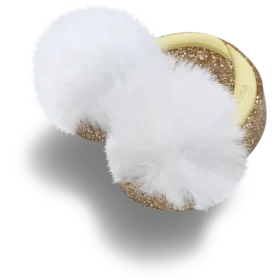 Fuzzy Earmuffs Jibbitz Süsleri
