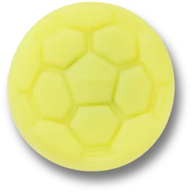 Işıklı Sarı Futbol Topu Jibbitz™ Süsleri