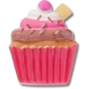 Çikolatalı Cupcake Jibbitz Süsleri