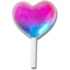 Jelly Heart Lollipop Jibbitz Süsleri