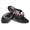 Kadee 2 Desenli Parmak Arası Terlikler “Floral Black”