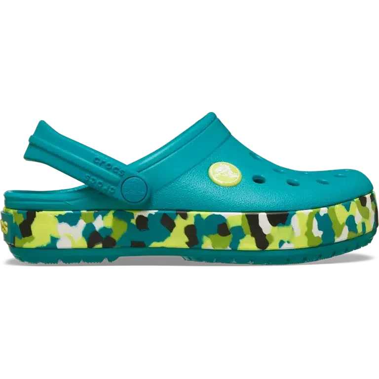 Küçük Çocuk Crocband Glow Konfeti Bantlı Sabol Küçük Çocuk Crocband Glow Konfeti Bantlı Sabol