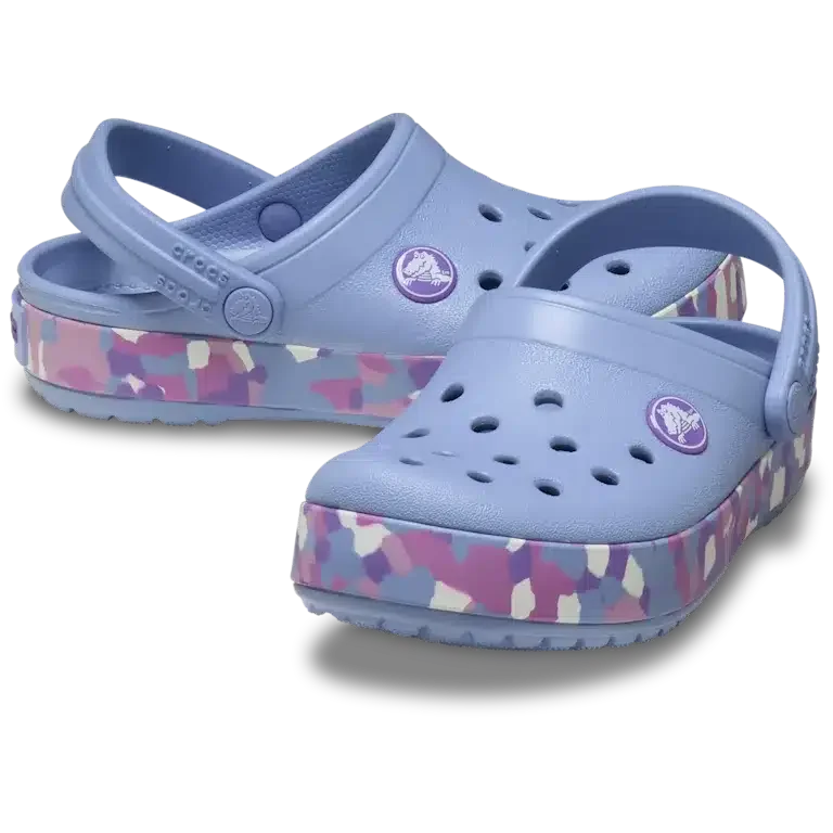 Küçük Çocuk Crocband Glow Konfeti Bantlı Sabol Küçük Çocuk Crocband Glow Konfeti Bantlı Sabol