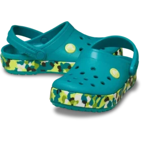Küçük Çocuk Crocband Glow Konfeti Bantlı Sabol