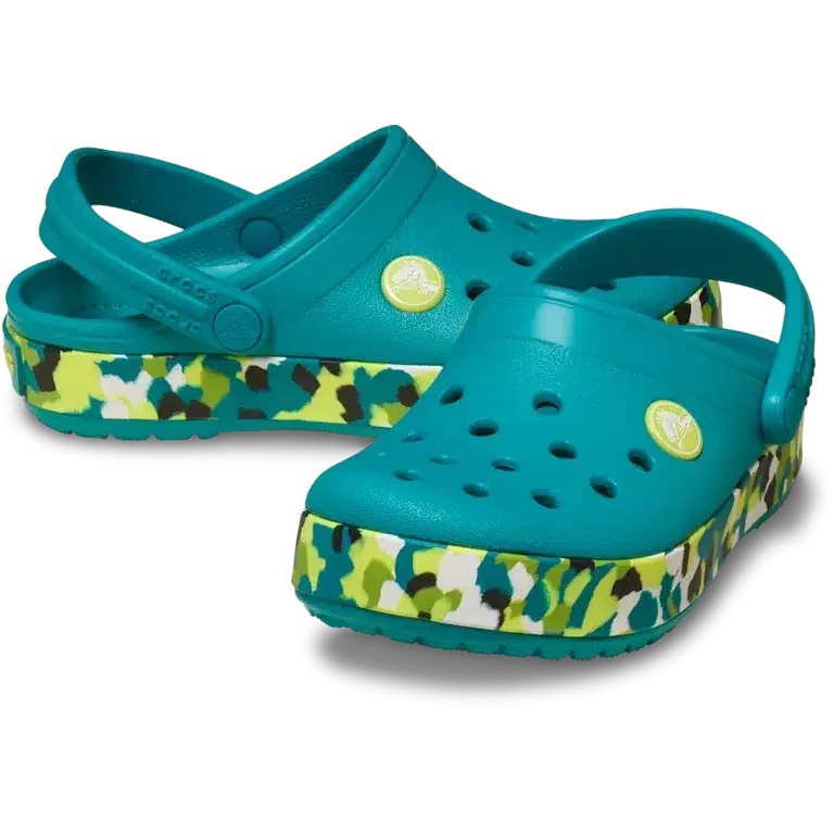 Küçük Çocuk Crocband Glow Konfeti Bantlı Sabol Küçük Çocuk Crocband Glow Konfeti Bantlı Sabol