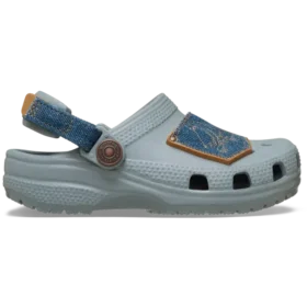 Küçük Çocuklar İçin Klasik Denim Ayarlanabilir Arka Kayışlı Sabol