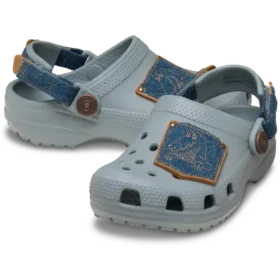 Küçük Çocuklar İçin Klasik Denim Ayarlanabilir Arka Kayışlı Sabol